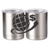 10 oz. Silver Stainless Steel Short Tumbler Thumbnail