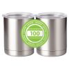10 oz. Silver Stainless Steel Short Tumbler Thumbnail