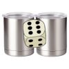 10 oz. Silver Stainless Steel Short Tumbler Thumbnail