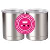 10 oz. Silver Stainless Steel Short Tumbler Thumbnail