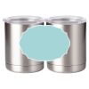 10 oz. Silver Stainless Steel Short Tumbler Thumbnail