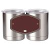 10 oz. Silver Stainless Steel Short Tumbler Thumbnail
