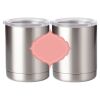 10 oz. Silver Stainless Steel Short Tumbler Thumbnail