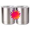 10 oz. Silver Stainless Steel Short Tumbler Thumbnail