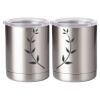10 oz. Silver Stainless Steel Short Tumbler Thumbnail