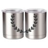 10 oz. Silver Stainless Steel Short Tumbler Thumbnail