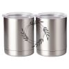 10 oz. Silver Stainless Steel Short Tumbler Thumbnail