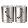 10 oz. Silver Stainless Steel Short Tumbler Thumbnail