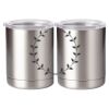 10 oz. Silver Stainless Steel Short Tumbler Thumbnail
