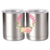 10 oz. Silver Stainless Steel Short Tumbler Thumbnail