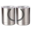 10 oz. Silver Stainless Steel Short Tumbler Thumbnail