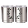 10 oz. Silver Stainless Steel Short Tumbler Thumbnail