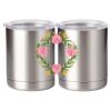 10 oz. Silver Stainless Steel Short Tumbler Thumbnail