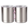 10 oz. Silver Stainless Steel Short Tumbler Thumbnail