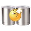10 oz. Silver Stainless Steel Short Tumbler Thumbnail