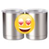 10 oz. Silver Stainless Steel Short Tumbler Thumbnail