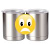 10 oz. Silver Stainless Steel Short Tumbler Thumbnail