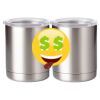 10 oz. Silver Stainless Steel Short Tumbler Thumbnail