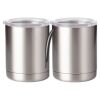 10 oz. Silver Stainless Steel Short Tumbler Thumbnail