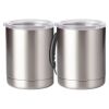 10 oz. Silver Stainless Steel Short Tumbler Thumbnail