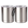 10 oz. Silver Stainless Steel Short Tumbler Thumbnail
