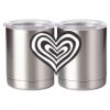 10 oz. Silver Stainless Steel Short Tumbler Thumbnail