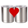 10 oz. Silver Stainless Steel Short Tumbler Thumbnail