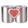10 oz. Silver Stainless Steel Short Tumbler Thumbnail