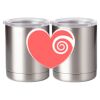 10 oz. Silver Stainless Steel Short Tumbler Thumbnail
