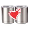 10 oz. Silver Stainless Steel Short Tumbler Thumbnail