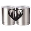 10 oz. Silver Stainless Steel Short Tumbler Thumbnail