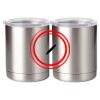 10 oz. Silver Stainless Steel Short Tumbler Thumbnail