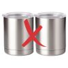 10 oz. Silver Stainless Steel Short Tumbler Thumbnail