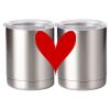 10 oz. Silver Stainless Steel Short Tumbler Thumbnail