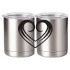 10 oz. Silver Stainless Steel Short Tumbler Thumbnail
