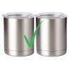10 oz. Silver Stainless Steel Short Tumbler Thumbnail