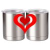 10 oz. Silver Stainless Steel Short Tumbler Thumbnail