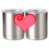 10 oz. Silver Stainless Steel Short Tumbler Thumbnail