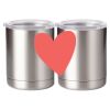 10 oz. Silver Stainless Steel Short Tumbler Thumbnail
