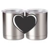 10 oz. Silver Stainless Steel Short Tumbler Thumbnail