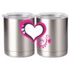 10 oz. Silver Stainless Steel Short Tumbler Thumbnail