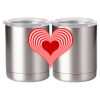 10 oz. Silver Stainless Steel Short Tumbler Thumbnail