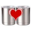 10 oz. Silver Stainless Steel Short Tumbler Thumbnail