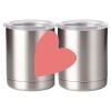 10 oz. Silver Stainless Steel Short Tumbler Thumbnail