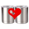 10 oz. Silver Stainless Steel Short Tumbler Thumbnail