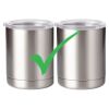 10 oz. Silver Stainless Steel Short Tumbler Thumbnail