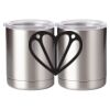 10 oz. Silver Stainless Steel Short Tumbler Thumbnail
