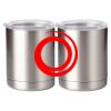 10 oz. Silver Stainless Steel Short Tumbler Thumbnail