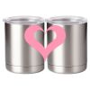 10 oz. Silver Stainless Steel Short Tumbler Thumbnail