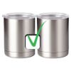 10 oz. Silver Stainless Steel Short Tumbler Thumbnail